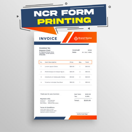 NCR Print ( Forms & Invoices) –